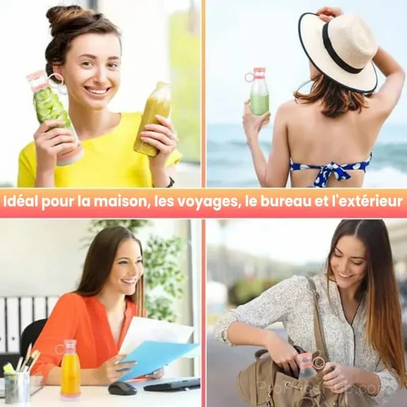 Portable Juicer Blender for Fresh Juice, Rose - View 17