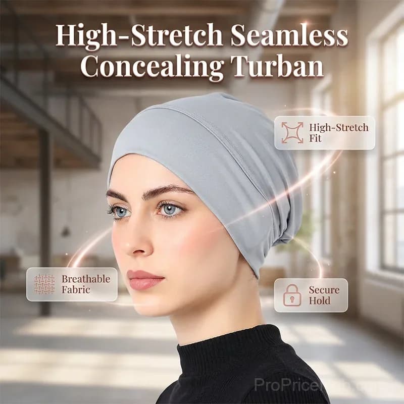 Soft Stretch Turban Cap for Women - View 2