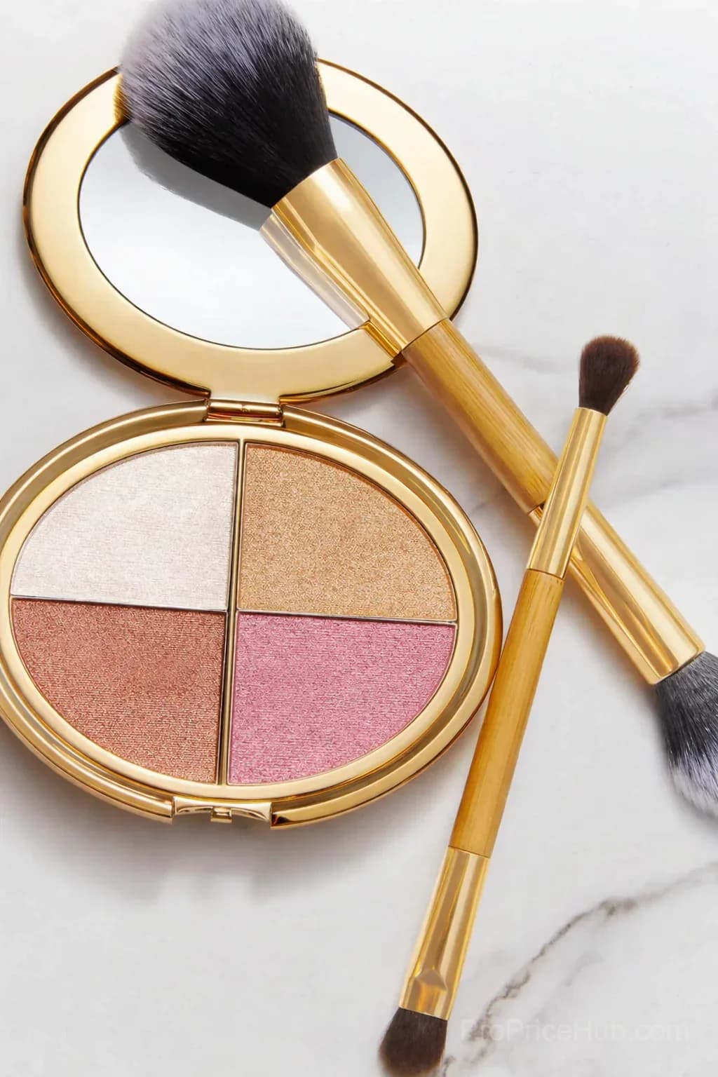 Glow Wardrobe Highlighting Eye & Cheek Palette - View 6