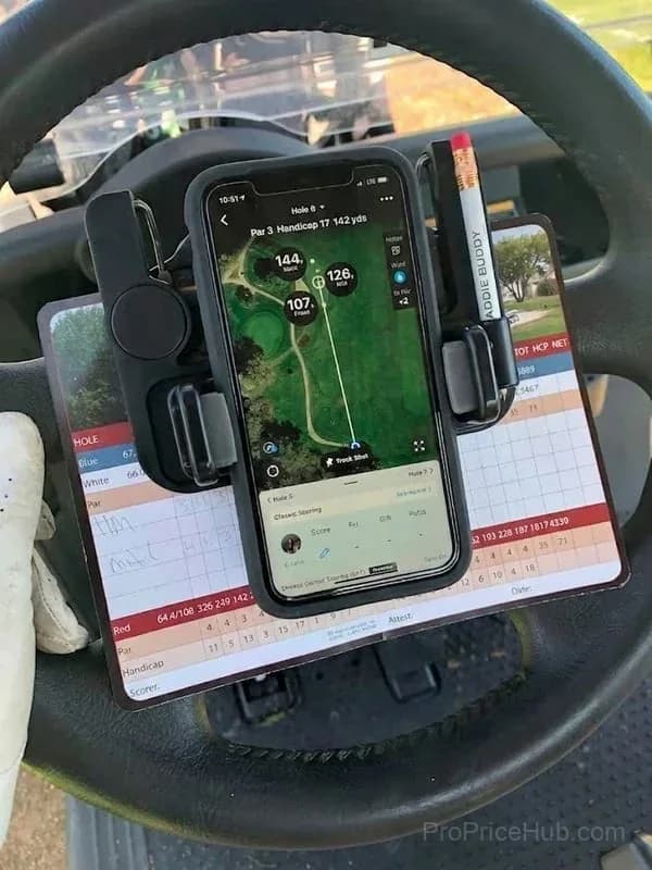 Golf Cart Steering Wheel Phone Holder - View 5