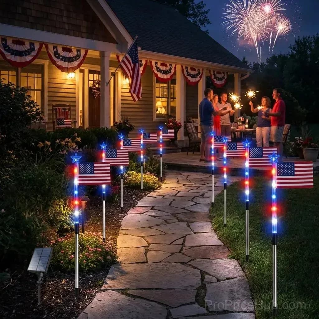 3 x 6 Ft LED Patriotic Bunting Banner for America’s 250th - View 19
