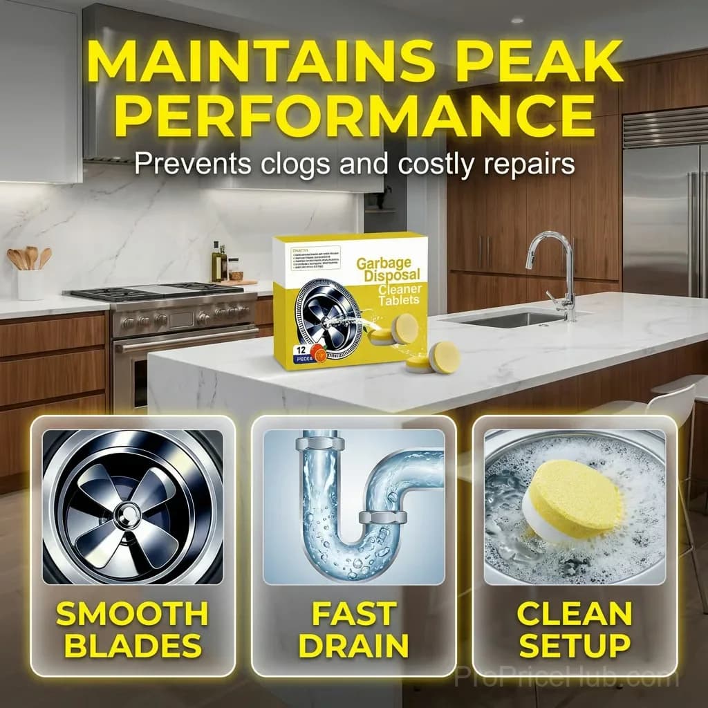Deep Clean Garbage Disposal Cleaning Tablets, 12-Count Box - View 7