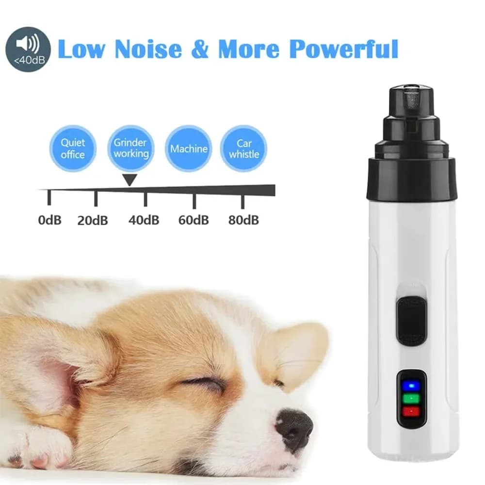 Rechargeable USB Electric Pet Nail Grinder for Grooming - View 4