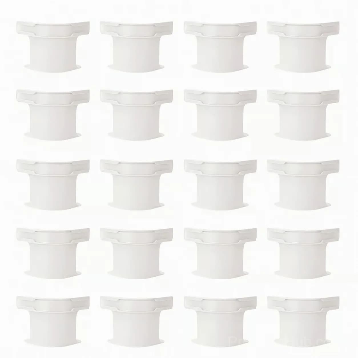 Bed Sheet and Cover Fastener Set, 8-Piece, White - View 5