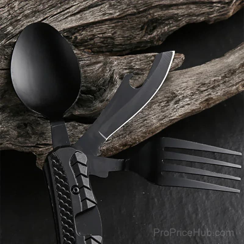 4-in-1 Outdoor Folding Multifunctional Tableware Set - View 5