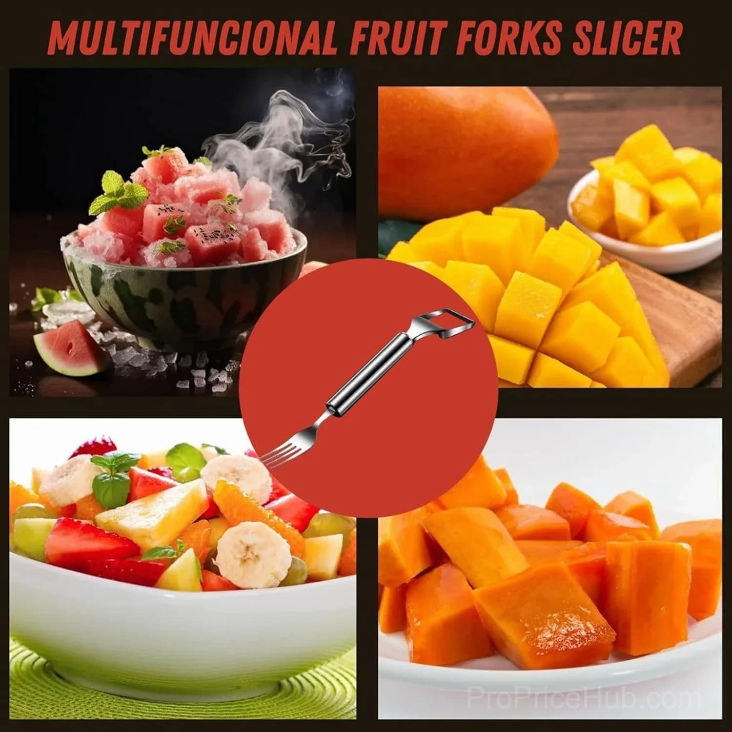 Upgraded Watermelon Fork Slicer Cutter Tool - View 8