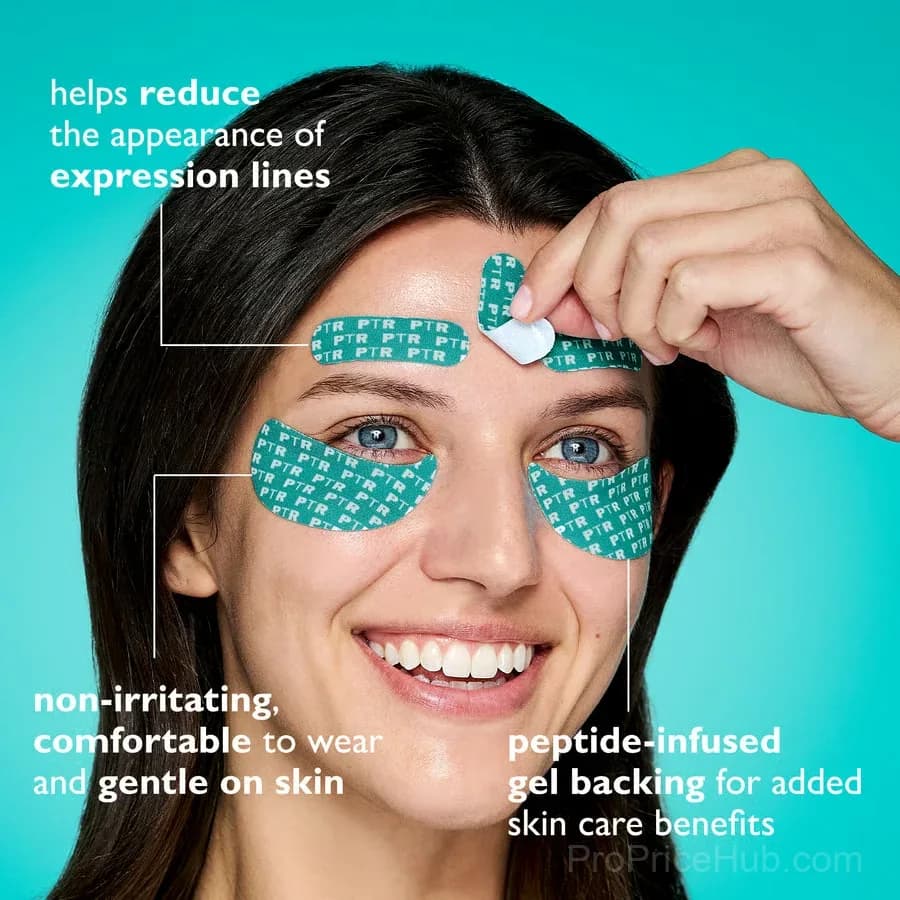 Peptide Skinjection Peptide-Infused Face & Eye Tape - View 3