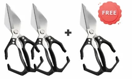Heavy-Duty Multifunctional Kitchen Shears, Black - View 28