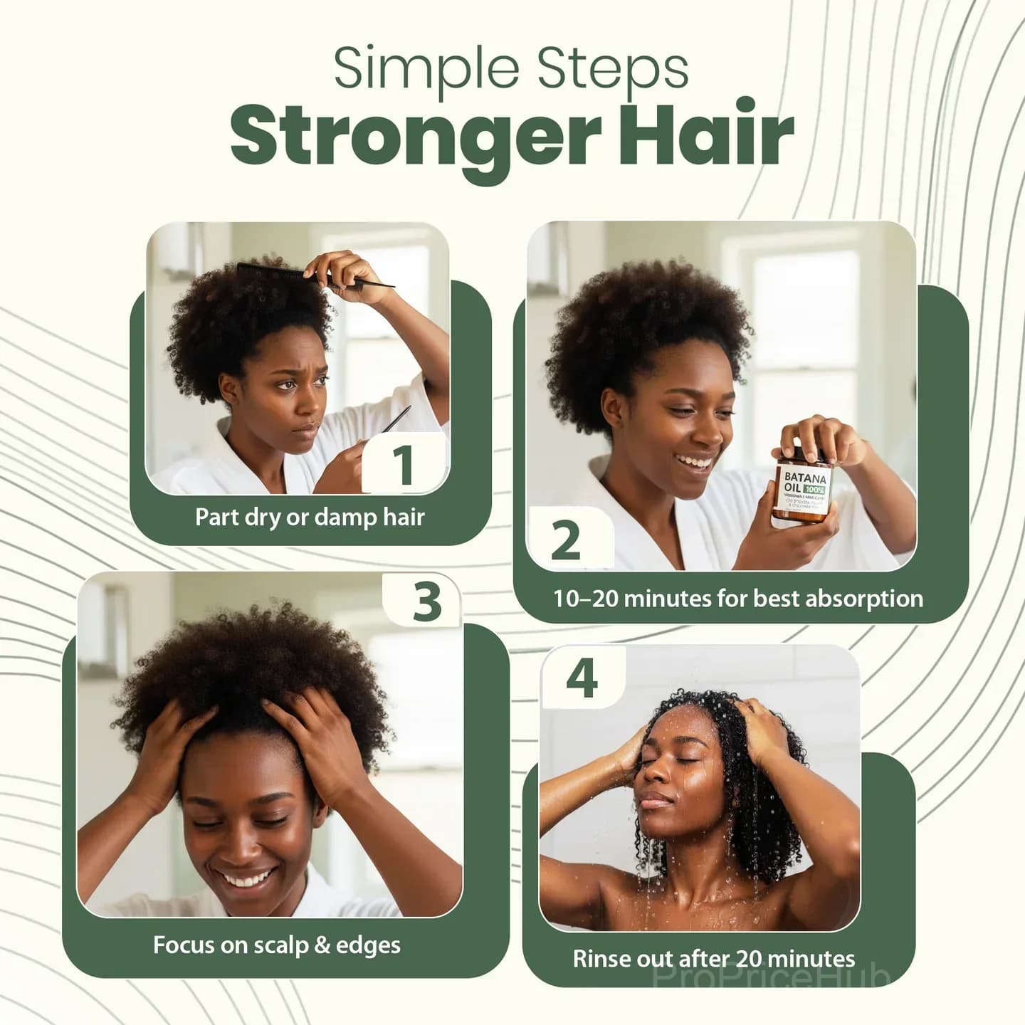 Batana Natural Hair Growth Oil - Scalp Treatment - View 5