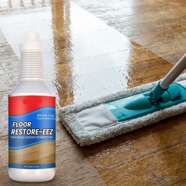 Instant Floor Renew High-Gloss Floor Polish Set with Nano Sponge - View 7