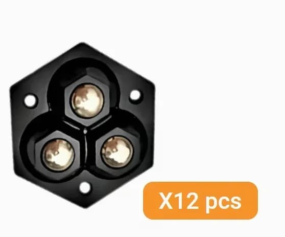 360° Rotating Three-Ball Caster Wheels, White, 4-Pack - View 18
